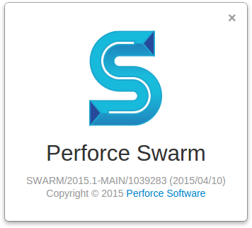 About Swarm dialog