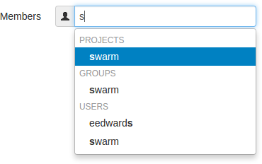Auto-suggesting group members